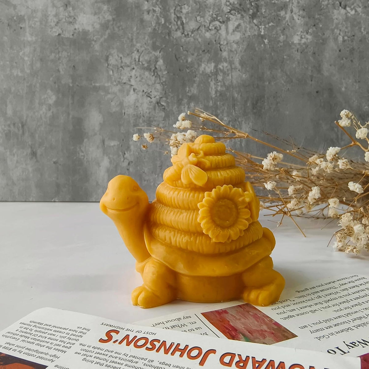 Honeycomb Turtle Flower Animal Resin Mold - Jewelry Casting Mold, Craft Supplies, 3D Silicone Mold for Resin Casting and Candle Making