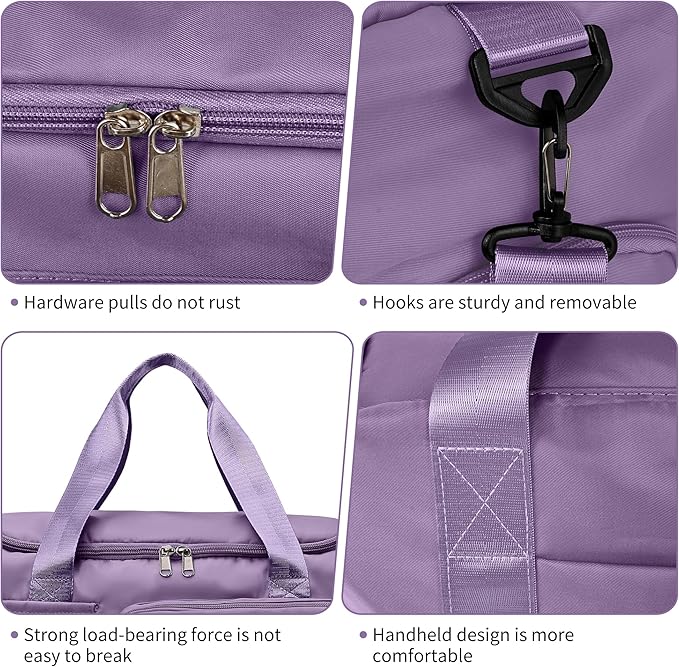 Supercenter Gym Bag, For Both Men and Women, Foldable, With Shoe Compartment and Wet/Dry Compartment