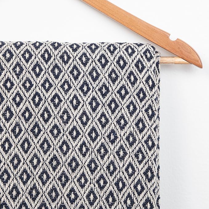 Arkwright Common Ground Bulk Blankets - Pack of 12 - Reversible 100% Cotton All Season Lightweight Couch Bed Throws for Wedding Guests, Travel, and Outdoor Events, 50 x 70 in, Diamond