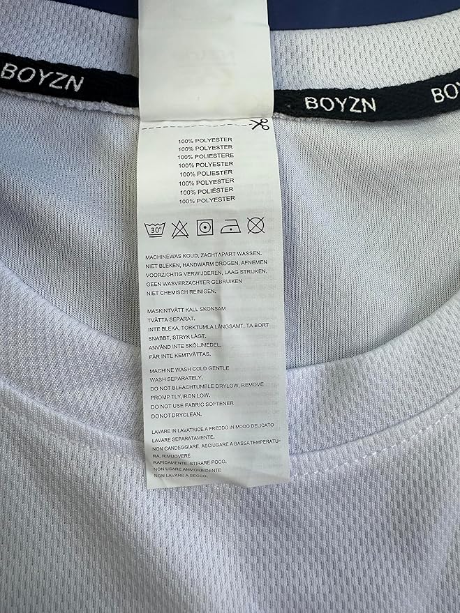 Boyzn 1, 3, 5 or 7 Pack Men's Workout Running Shirts, Dry Fit Moisture Wicking T-Shirt, Gym Athletic Short Sleeve Tee Shirts