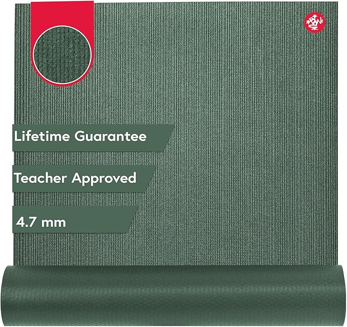 Manduka PROlite Yoga Mat 71" - 4.7mm | Lifetime Durability | Hygienic Construction | Teacher Approved | 71 x 24 inches