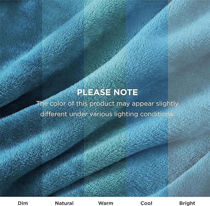 Bedsure Fleece Blankets King Size Teal - Bed Blanket Soft Lightweight Plush Cozy Fuzzy Luxury Microfiber, 108x90 inches