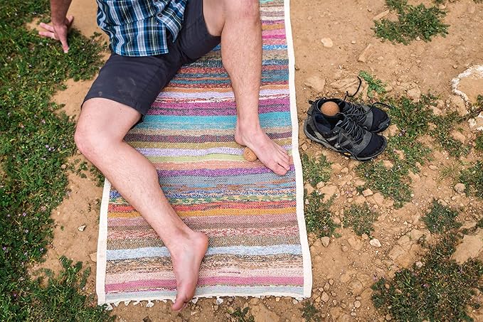 Travel Cork Massage Ball | Lightweight, Sustainable Alternative to Lacrosse Ball for Muscle Pain Relief (1.9 Inch (Pack of 2), Sanded Cork)