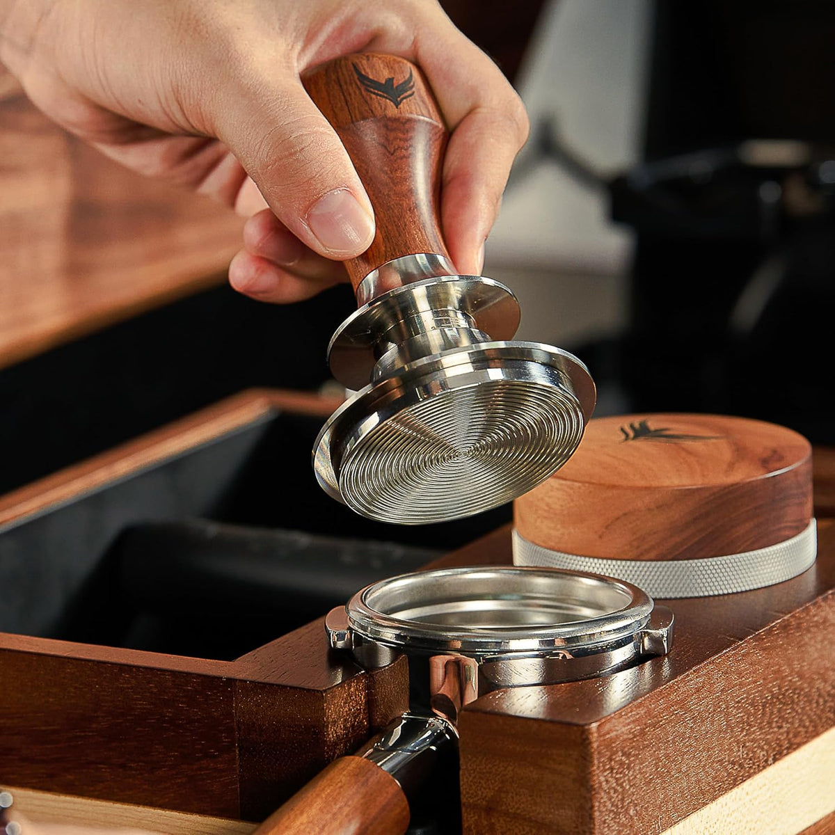 54mm Breville Espresso Machine Accessories Kit Includes Calibrated Tamper, Bottomless Portafilter, WDT Tool, Dosing Funnel, Puck Screen and Distribution Tool