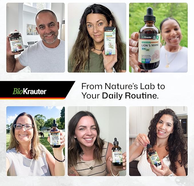 BIO KRAUTER Green Tea Extract Liquid Drops - Green Tea Supplements - Antioxidant Source - Alcohol and Sugar Free - 2 Fl.Oz.