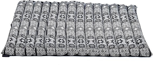 Leewadee Zabuton Seating Cushion – Square Floor Seat for Meditation Exercises, Light Yoga Mat Filled with Kapok
